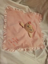 Kids Preferred Thank Goodness For Little Girls Security Blanket Lovey Pink