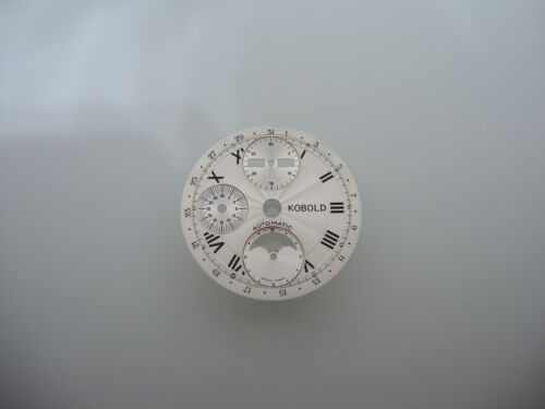 Kobold Zifferblatt für Valjoux ETA 7751, watch dial, Chronograph, Swiss made - Afbeelding 1 van 7