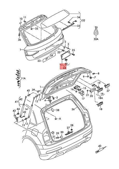 Genuine Trim For Licence Plate AUDI Q3 Rsq3 8U08271139B9 | eBay