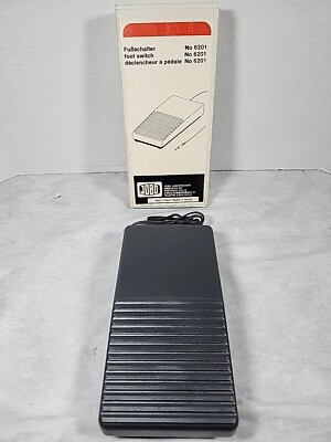 Jobo No 6201 Fußschalter mit OVP für Prozessoren Foot Switch Fotolabor Duka