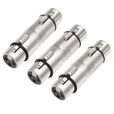 XLR Female to Female 3 Pin XLR Female to 3 Pin XLR Female Adapter  for Microph...