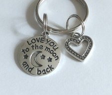 Wonderful 'Love you to the Moon & back' Keyring Bagcharm useful lovable gift????