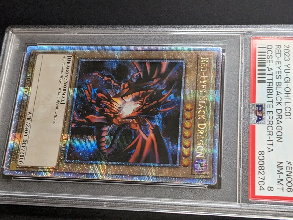 PSA 8  -  Red-Eyes Black Dragon Quarter Century 25th Anniversary LC01-EN006 - Image 4 of 4