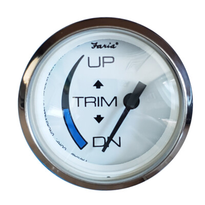Faria Chesapeake White SS 2'' Trim Gauge f/Honda Engines - 13889