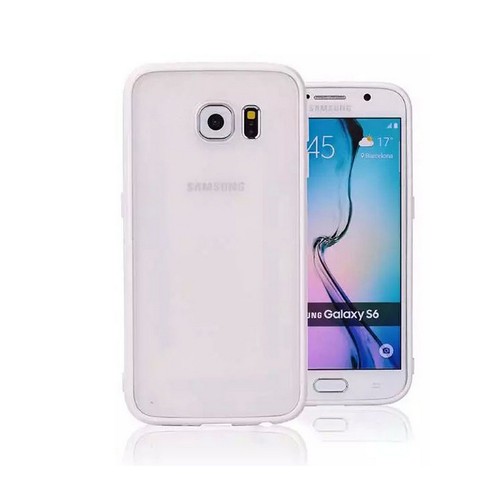 Funda protectora trasera rígida transparente con parachoques de poliuretano termoplástico para Samsung S6, S6 Edge, S6 Edge Plus - Imagen 10 de 11