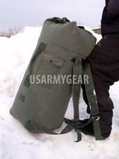 US Army Military Deployment DUFFLE Duffel Flight Carry-on Sea Bag Back Pack USGI