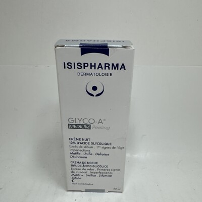 Isis pharma GLYCO A 10 % MEDIUM Peeling skin aging wrinkles & dark spots 30 ml