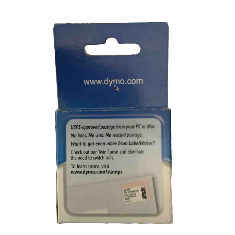 Dymo Stamps Postage Labels Starter Roll 50 Labels 1 5/8" x 1 1/4" 41mm ...