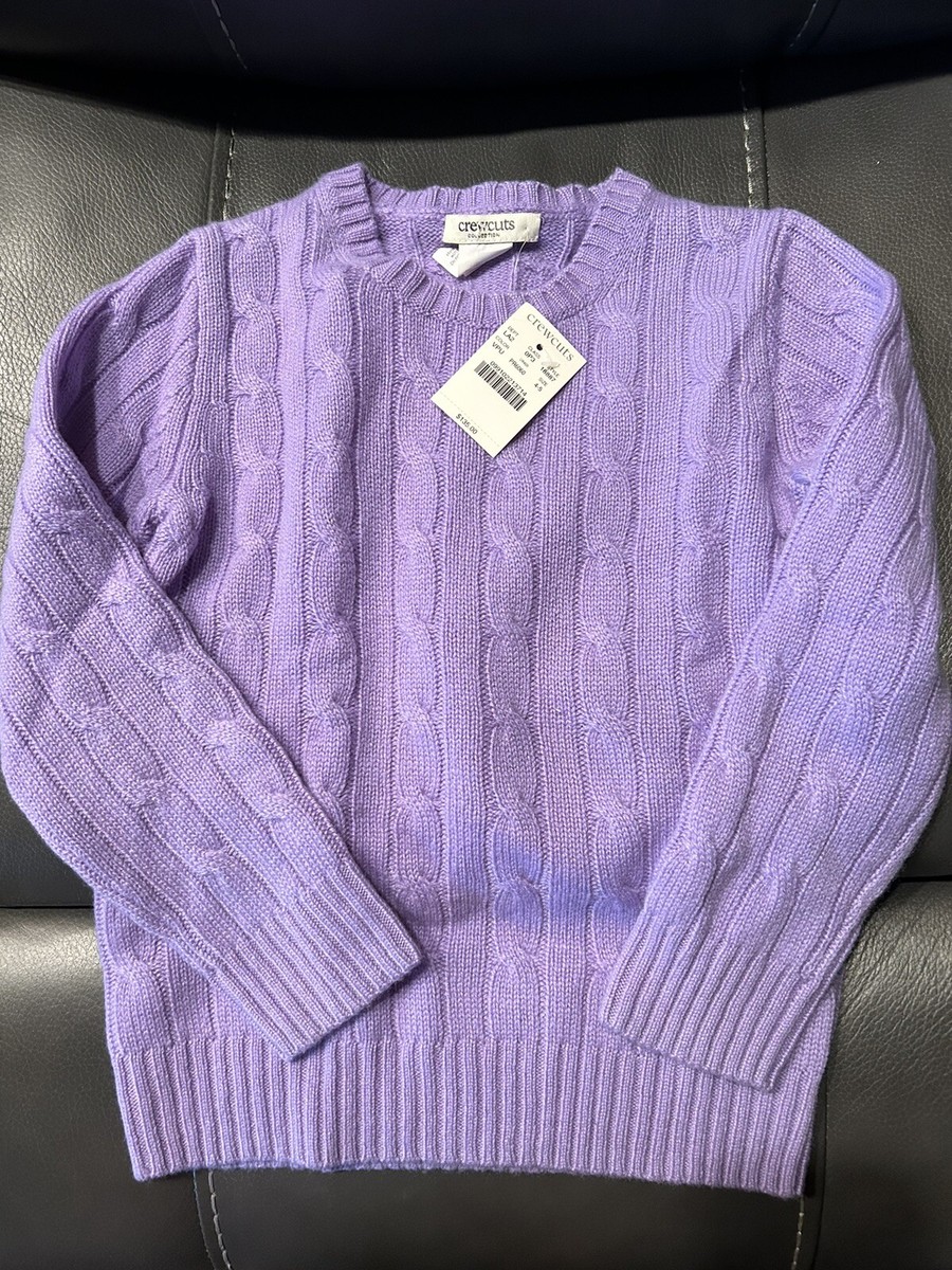 【SALE / 35%OFF】Mohair Crew Neck PO-PURPLE(23AW-12-N) Jun Mikami(ジュンミカミ) J. Crew Crewcuts Girls Collection Cashmere Cable- Knit