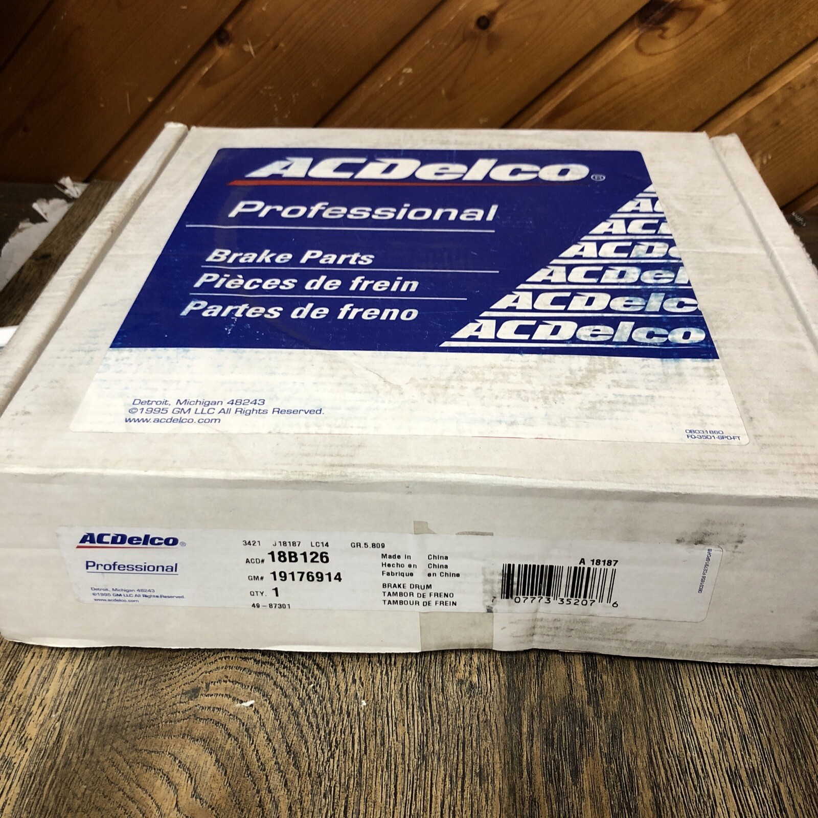 Brake Drum Rear ACDelco 18B126 19176914 New | eBay