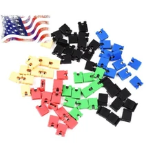 10pcs 2.54mm Micro Standard Pin Header Jumper Cap Short Circuit Connection Cap
