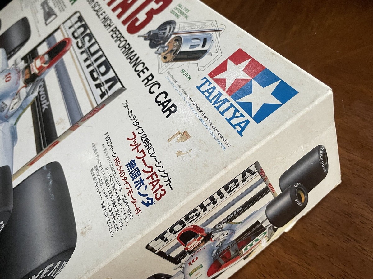 タミヤ Footwork FA13 無限ホンダ RC 1/10 Unboxing 1992 FootWork FA13 Mugen Honda F1 Tamiya Rc 1/10 58114
