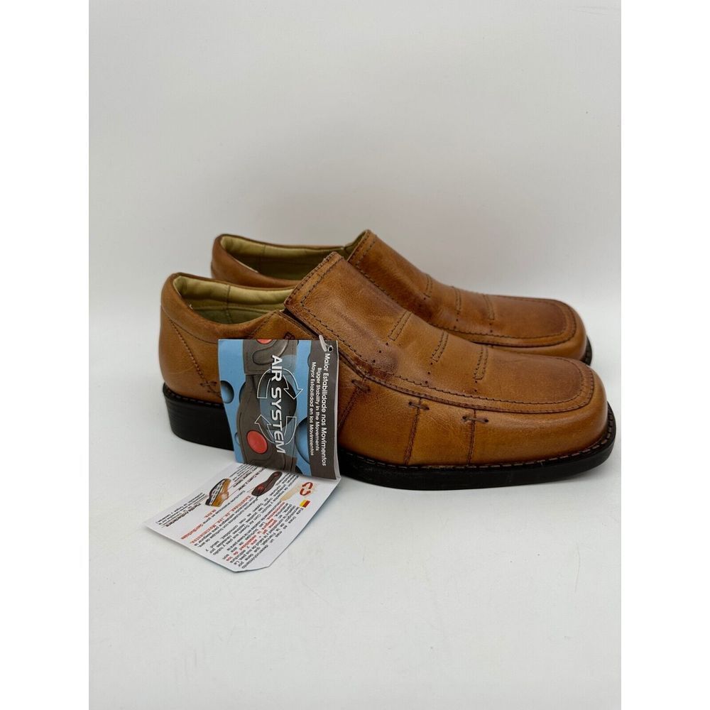 Francajel‎ Air System Genuine Leather Dress Shoes Mens 8 Driving 2729-BRA3 NEW Francajel Air System Genuine Leather Dress Shoes Mens 8  main image 3