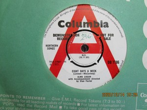 Alma Cogan Eight Days A Week Demo Ex Ebay ebay