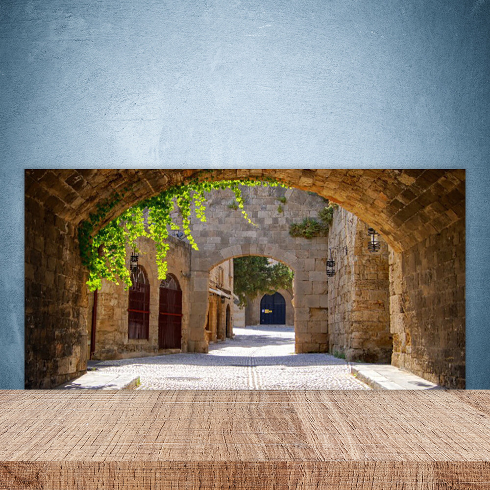 Crédence en verre 100x50 pour agrandir une petite cuisine urbaine