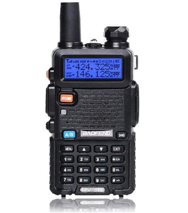 Digital Handheld Radio Scanner Fire Police VHF FM EMS Ham 2 Way Transceiver Dual