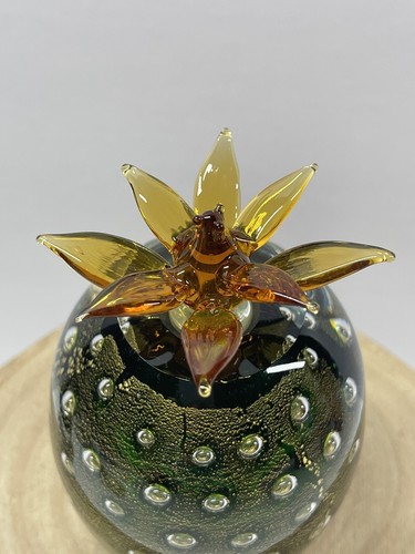 2000 Cesar's World Made in Taiwan Glas Parfüm Flasche Ananas Pflanze Bläschen - Bild 11 von 20
