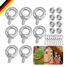 Ringaugenbolzen M8 aus Kohlenstoffstahl robust, verzinkt für Befestigung und ...