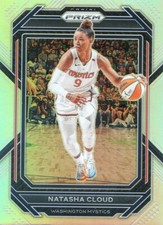 2023 Panini Prizm WNBA NATASHA CLOUD #106 SILVER PRIZM MYSTICS
