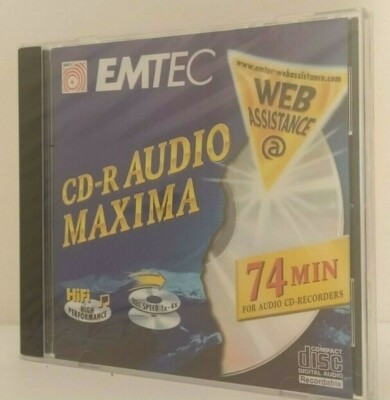 JVC Crystal MiniDisc 74 min – Neuf et scellé (couleur au choix