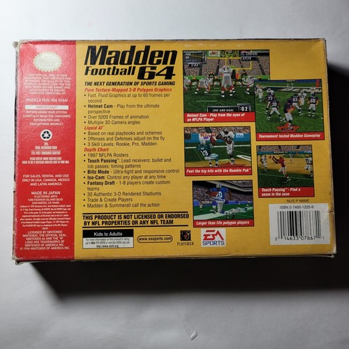 madden 64 - CIB - Gut - Nintendo 64 - Bild 4 von 6