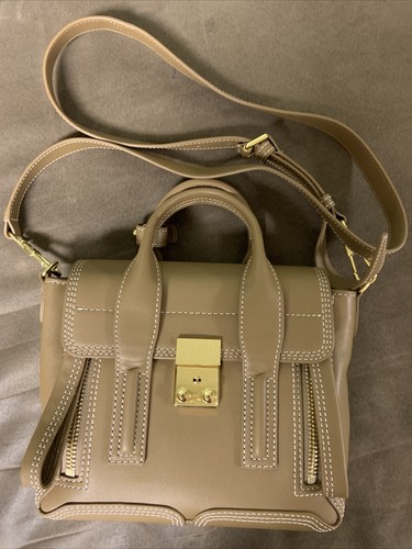 3.1 Phillip Lim Mini Pashli' Shark Embossed Leather Satchel crossbody bag