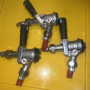 x3 Micro Matic SK 184.03 Coupler Beer Keg Ale Tap, Bass MicroMatic Party