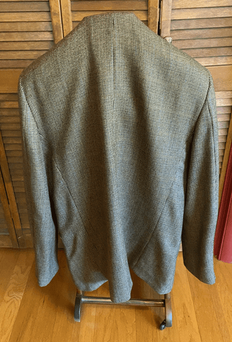 Oscar de la Renta 100% Wool Tweed Blazer with Satin Lining. 43 Long. - Picture 2 of 9