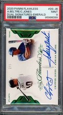 Adrian Beltre/Chipper Jones 2020 Flawless Dual Signatures (#d 2/3) #DS-JB PSA 9