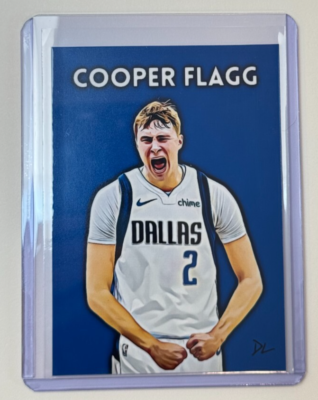 Cooper Flagg Limited Edition Artist Signed 