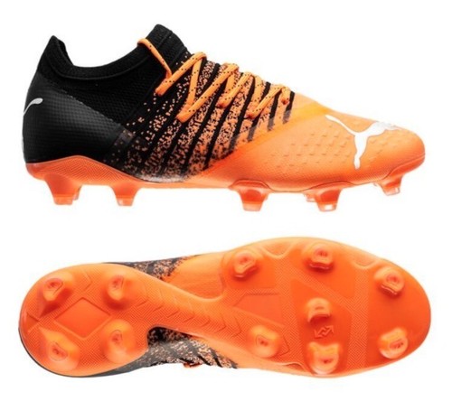 puma cleats orange