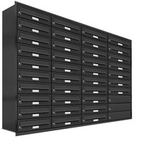 37Er Premium Briefkasten Anthrazit Ral 7016 37 Fach Unterputz Anlage Postkasten