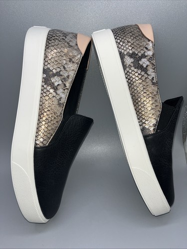 Cole Haan Womens GrandPro Spectator Slip On Shoe Size 8 Black Snakeskin Sneaker - Picture 3 of 11