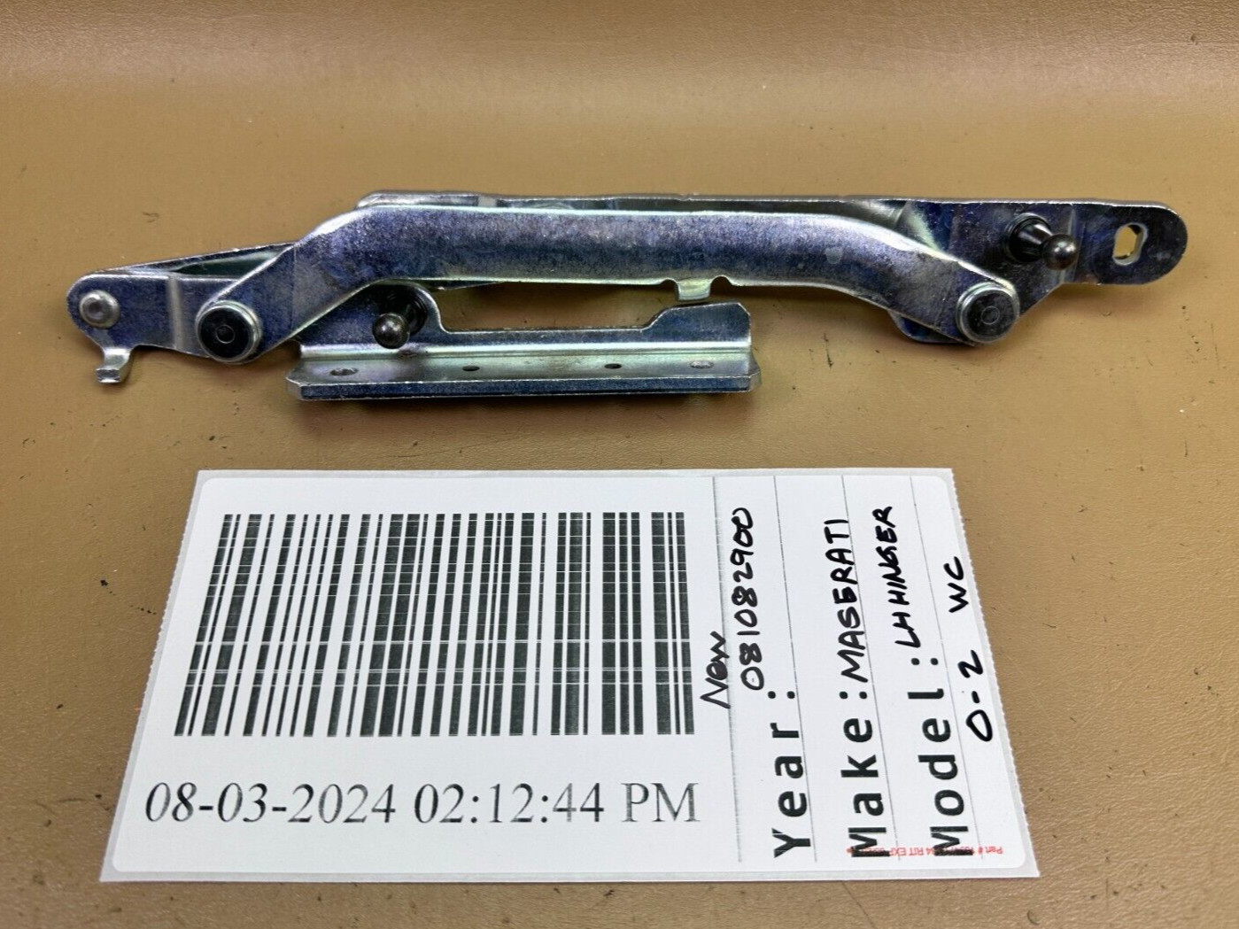 NEW 2008-2011 MASERATI QUATTROPORTE M139 REAR LEFT DRIVER LH TRUNK LID HINGE OEM