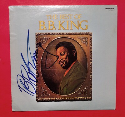 BB King signed Album THE BEST OF - SIGNED IN PERSON