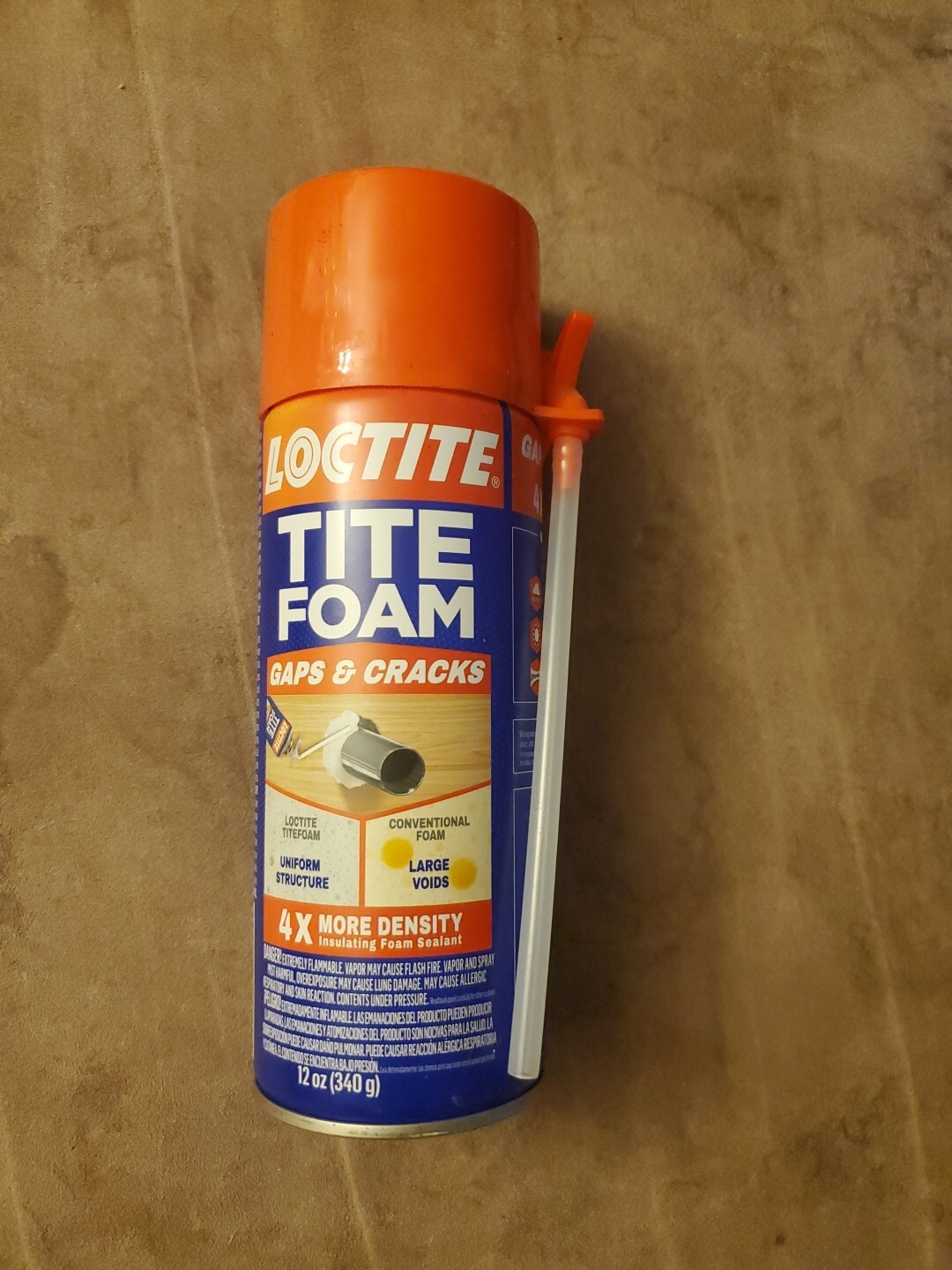 Loctite Tite Foam Spray Can Big Gap Filler Crack Insulation Sealant