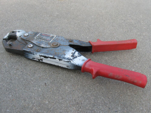 Burndy OUR-840 Popper Hytool W4CRT W25RT W162 W163 W28K Full Cycle Ratchet Tool - Picture 3 of 3