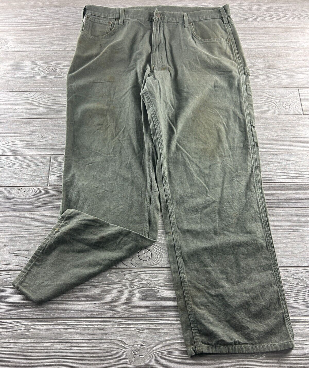 Carhartt Loose Original Fit Work Pants Carpenter B159 DMS Green
