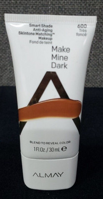 Almay Smart Shade Anti-Aging Skintone Matching Makeup ~Make Mine Dark 600~ NEW!