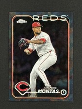 2024 Topps Chrome Sapphire Update Frankie Montas Black Refractor /10 