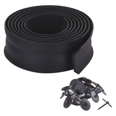GRAINGER APPROVED 29520059 Weather Seal,TPE Rubber, Black, 100 ft L 2RRU2