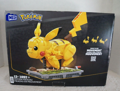 MEGA Pokemon Motion PIKACHU Mechanized Building Set 1092 Piece Mattel 2021