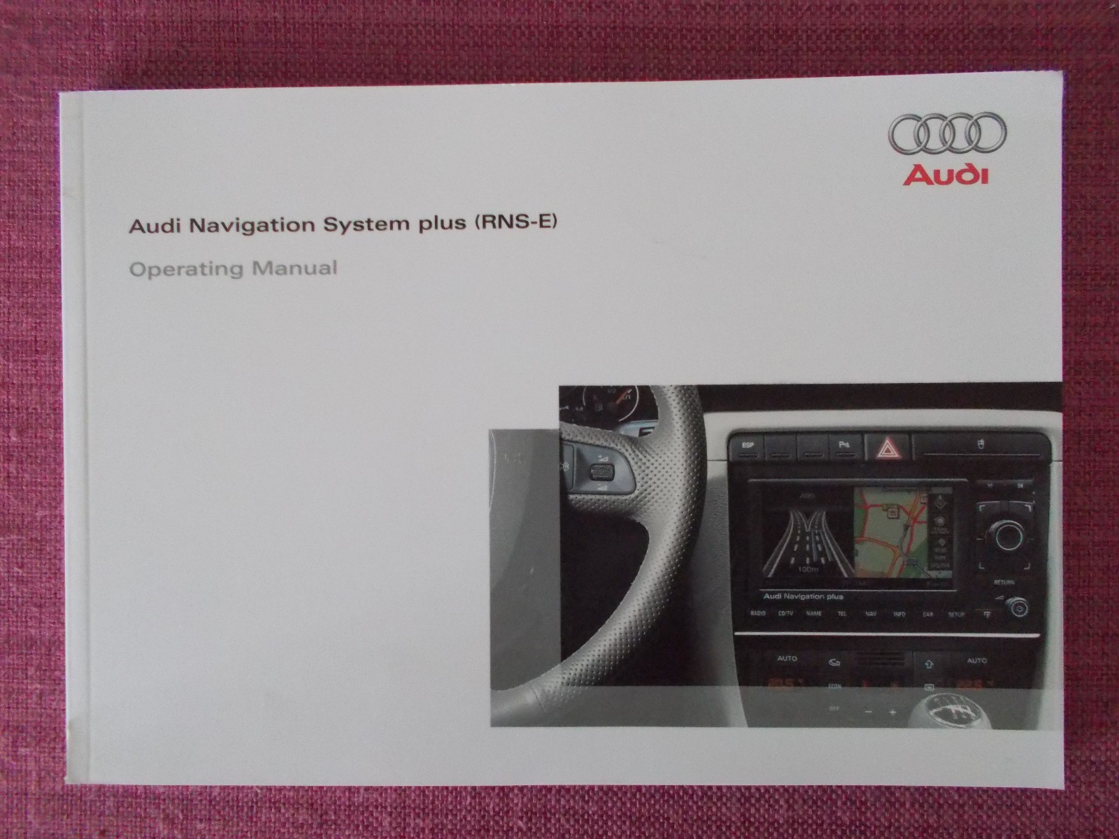 AUDI SAT NAV NAVIGATION SYSTEM plus (RNS-E) HANDBOOK. TT A3 S3