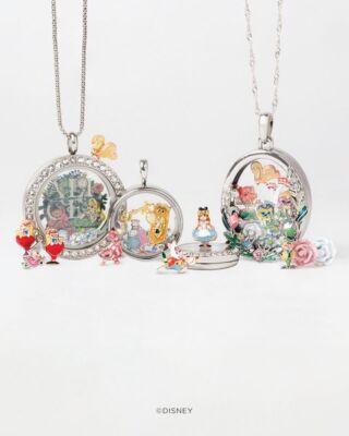 Origami Owl l Disney  Alice in Wonderland Charms Lockets
