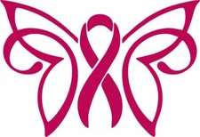 Cancer Awareness Pink Ribbon Vinyl Decal Sticker Car Truck Window Laptop Tablet