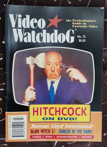 Video Watchdog Magazine # 73 (JULY 2001) (Hitchcock / Norman Lloyd / Von Trier) - 第 1/4 張圖片