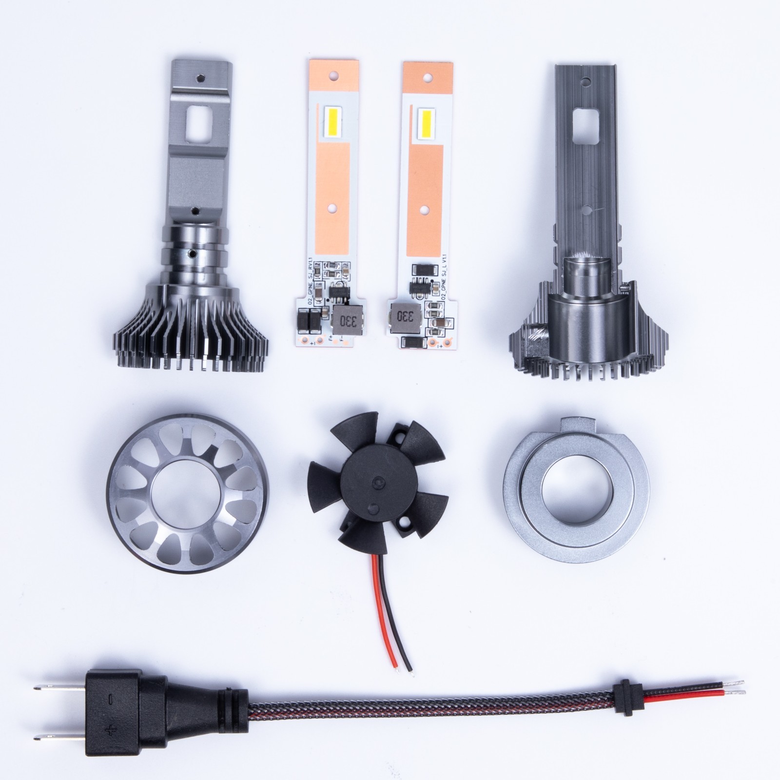 Lampade Lampadine LED H7 110W 24000LM Canbus Kit 2 Pz Fari Auto Moto Camion - Miniatura 14