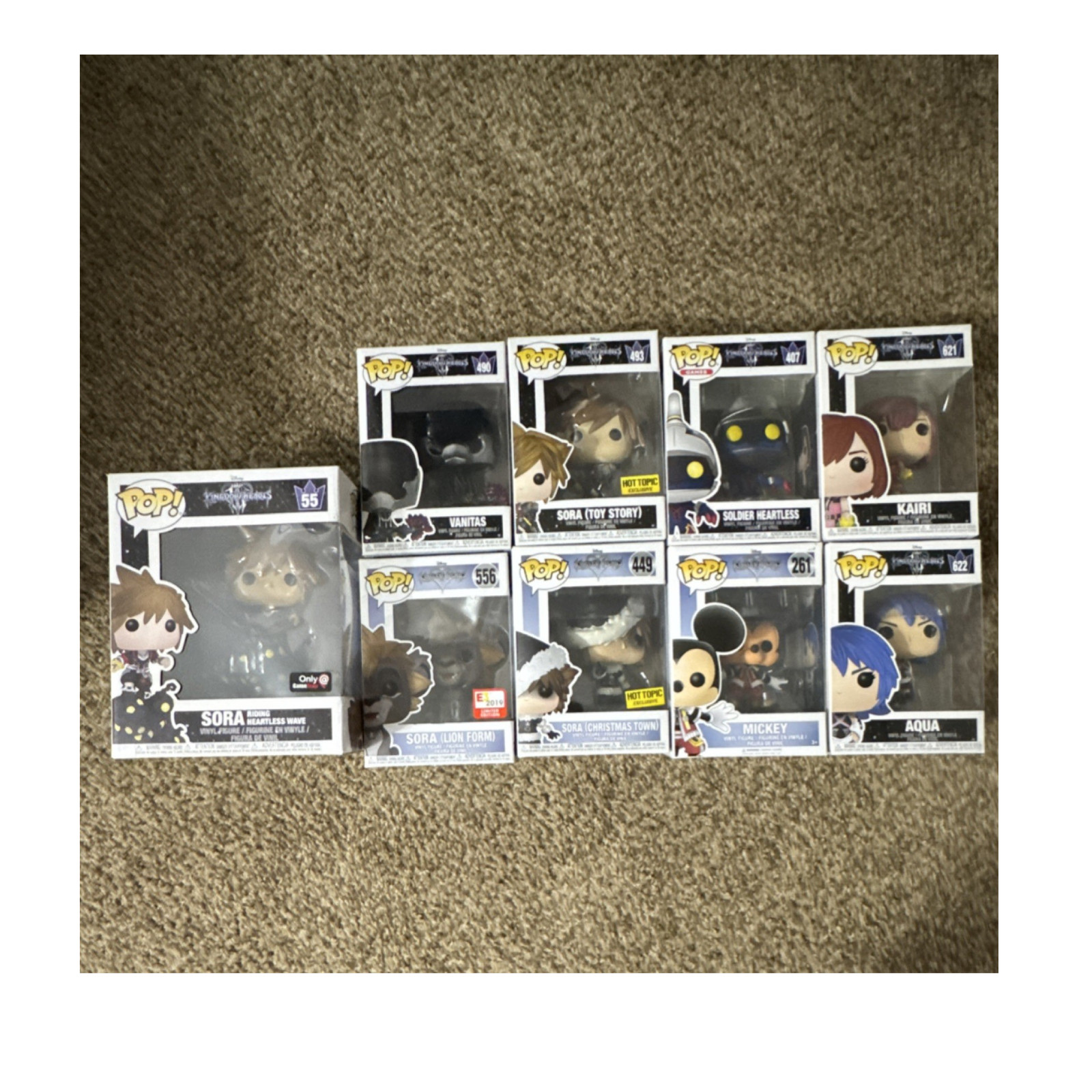 Funko Pop! Kingdom Hearts Lot (Will Separate)
