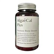 AlgaeCal Plus Stronger Bones Veggie Capsules Dietary Supplement Algae Cal 120Ct