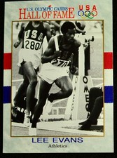 1991 Impel U.S. Olympicards Hall of Fame - Lee Evans #42